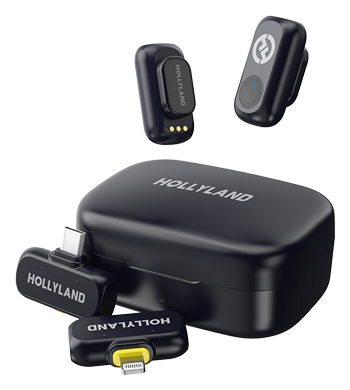 Hollyland Lark A1 wireless microphone for iPhone and Android in Pakistan