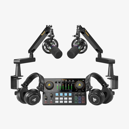 MAONO PD200W dual podcast bundle
