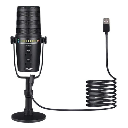 Jmary MC-PW12 Dynamic Podcast Studio USB Microphone – XLR & USB Desktop Mic