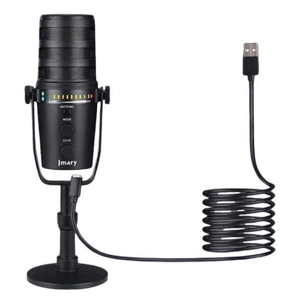 Jmary MC-PW12 Dynamic Podcast Studio USB Microphone – XLR & USB Desktop Mic
