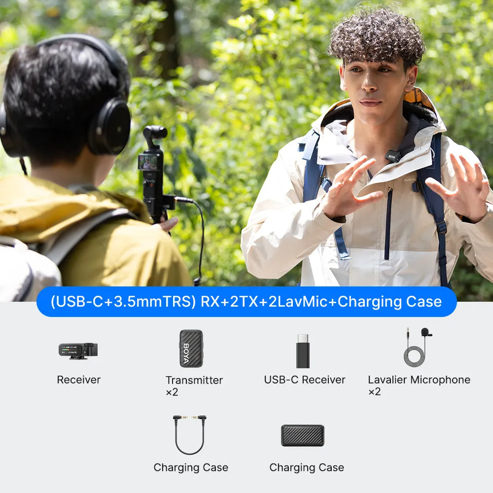 BOYAMIC 2 for vlogging and podcasts